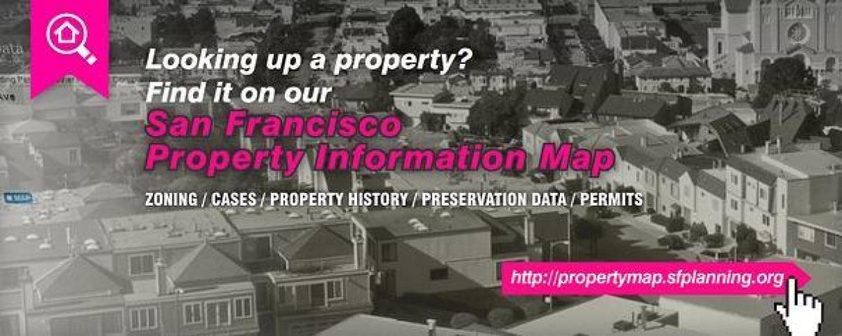 San Francisco ejendom info kort