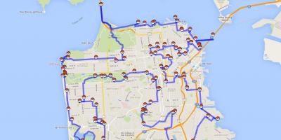 Kort over San Francisco pokemon