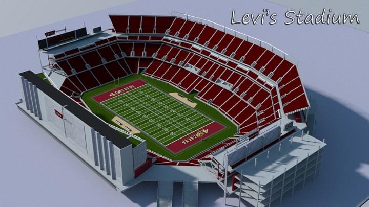 levi ' s stadion 3d kort