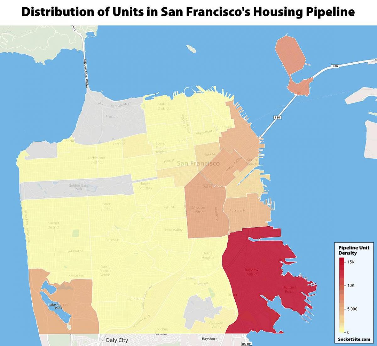 San Francisco public housing kort