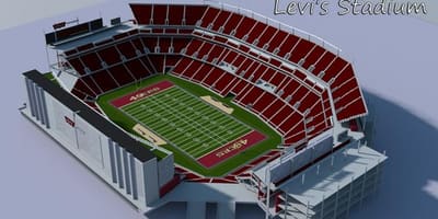Levi ' s stadion 3d kort
