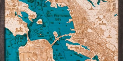 Kort over San Francisco træ