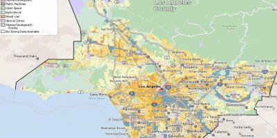 Kort over San Francisco zoneinddeling 